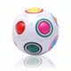 Educational small football toy 12-hole ball stress-reducing intellectual press toy Fingertip Rubik's Cube Magic Rainbow Black 12-hole ball