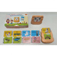 Hanshiyou Spielzeug Kinder früh Bildungskartenmaschine 1-6 Jahre alte Lernmaschine Chinesische und englische zweisprachige Erleuchtung Baby Little Bear Pink 112 Karte (224 chinesische und englische zweisprachige