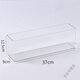 
Vases and home accessories ornaments transparent acrylic flower pot rectangular hydroponic green plant succulent flower arrangement square crock 4877 side U transparent basket-medium length 1 PET height