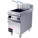 MOINA single-cylinder electric fryer commercial high-power 8 kilowatt hotel bar French fries fryer picture price product cylinder double screen fryer-220v-6k0cm 100cm