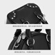 CHARLES/KEITH25 autumn new product fashion rivet hand-held bowling bag crossbody bag Chinese Valentine's gift CK2-30782707 Noir black S