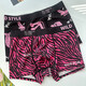 Ayub Men's Underwear Leopard Print Ice Silk Four Corners Pink Sexy Boxer Pants Low-waisted 7A Crotch Fashion Boys Young 1375+1376+13783 Packages Within L10
