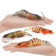 Shantoulin Village Simulation Children's Early Education Cognition Aquatic Tiger Shrimp Spot Festival Prawns Marine Freshwater Biological Solid Model Toy Ornaments T15688 Aquatic Tiger Shrimp 103g