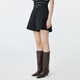 JNBY [Same Model in Shopping Mall] 25 Summer New Shorts Women's Loose Wide Legs 5P5E12190 001/This Black M