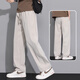 Jüdische Eisseide -Scimitar -Hosen für Männer Sommer dünn 2025 Neu loser, gerade Sommer drapiert entspannte lässige Hose 6636 Khaki + 6636 Militärgrün (2 Streifen) 3xl