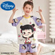 
Disney baby girls pajamas thin summer short-sleeved ice silk modal children girl Nezha 2025 home clothing new set Cherry Nezha powder [cool, breathable, skin-friendly and comfortable 160 Recommended 150-160cm Recommended height 150