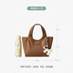 Sac à main de grande capacité Leif Sac en toile mignon commu au sac crossbody polyvalent Cinnamon Brown