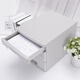 HE JIAGONG Desktop File Cabinet Classification Classification и коробка для хранения сортировки шкаф для хранения пластикового шкафа для хранения 9794 Black Lock-4 слой [с указательными наклейками]