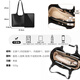 Scarecrow Bag Women's New Genuine Leather Large Capacity Work Commuter Shoulder Bag Black Cowhide Handbag Tote Bag Bee White