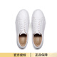 Mnsmin französische Luxus-Männerschuhe High-End-Vier-Jahreszeiten-Kuhlatten-Schnüre-up Casual White Schuhe Daily Pendlerschuhe Modetrend Weiß 9225 38