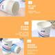 Miaojie disposable paper cups tea food grade 100 pieces 228ml thick type