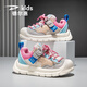 Delhui Children's Sneakers for Women 2025 Summer Nuevo malla transpirable Mediano de tamaño mediano Zapatos para niñas Combinados zapatos para niñas 3524 Pink White_ (nueva red doble) 28 _inner Longitud 17.7_foot Longitud 16.7