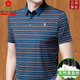 Mengtejiao Sand Silk Men's Short Sleeve T-shirt Lapel 2025 New Summer Daddy Polo Shirt White 9906 M 165 [Suggested 100Jin [Jin equals 0.5 kg]-120Jin [Jin equals 0.5 kg]]