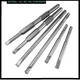 Jiang Zhiai Electric Hammer Drill Bit Tungsten Steel Square Handle Round Handle Hexagonal Flat Drill Alloy Chisel Longited Impact Drill Bit Concrete Electric Square Handle Flat 12250mm 8 Pack Premium Alloy Chisel