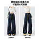 
Free-designed work pants for women in autumn 2025 new high-waist wide-leg paratrooper casual pants outdoor sports mountaineering charge pants