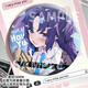 
KYODO Blue Archives Hayase Yuka Animation 2D Taniko Laser Broken Glass Student Backpack H13576-Hayase Yuka [Upgrade Thickened] Laser Bar Badge-58mm