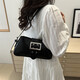 Shoulder bag 2025 spring and summer new style fashionable high-value armpit bag temperament small square bag 6247 black