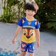 Ultraman Wangwang team children's swimsuit boy swimming trunks 2025 new boy long-sleeved swimsuit swim cap baby boy swimming suit one-piece 9855 XL