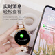 Smart Healthy Women's Watch 2025 Heart Rate Blood Pressure Bluetooth Call Multifunctional Sports Bracelet Give Gift W02 Three Rose Gold [Send Silicone Strap + Protective Film]
