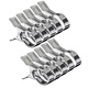 CHUSHE windproof clip stainless steel strong fixed clothes drying multi-functional household quilt clip sheet clothes drying clip 13 cm 10 pieces