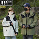
JEEP SPIRIT Charge Women's Three-in-One Removable Inner Boat 2025 New Spring and Autumn Summer Couple Windproof Mountain Climbing Men's and Women's Large Size Jacket Women-Ivory White [Three-in-One Removable] XXS [80-105Jin [Jin equals 0.5 kg]]
