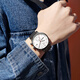 Dickies Student Watch für männliche Junior- und Senior High School-Schüler Spezielle Prüfungstisch Kalender Luminöser wasserdichte geflochtene Stahlgürtel CL-718 Schwarz