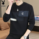 Playboy (PLAYBOY) sweatshirt men's jacket men's long-sleeved T-shirt men's autumn and winter sports and leisure bottoming shirt high-end fashion brand top clothes