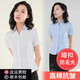 Kuzhang (Kuzhang) Summer à manches blanches à manches courtes Costume formel Suisse interview de la femme Couplage de la chemise de travail Claises de travail minces Coulet professionnel 09V Coure à manches courtes à manches courtes + 9713 Collier carré Porte simple S 80-90jin [Jin est égal à 0,5 kg]