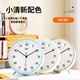 Kangbas modern simple silent desk clock living room bedroom study desktop clock table clock quartz clock 2823-1 white