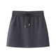 
Ainos 2025 summer new sports style skirt short-sleeved T-shirt top set women's two-piece set 9215 smoke gray S