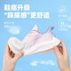 Huili Frauenschuhe Sommer atmungsaktiven Mesh Sportschuhen für Frauen lässig dicke alleinige Laufschuhe für Frauen 1217 Gradient Pink und Lila 37