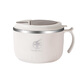 Shihua 304 stainless steel instant noodle bowl for students and office workers 1.6L large capacity anti-scalding and drop-resistant lunch box rice bowl soup bowl
