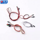 Zejie boot button chassis desktop computer host switch cable restart cable POWER key RESET connection jumper 3 meters red and black computer startup restart cable No Specifications