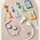 Disney (Disney) simulation doctor plays house toy set children plays injection girl tool box auscultation Peppa pig backpack medical kit (backpack model)