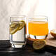 He Jiangong glass transparent milk breakfast cup simple household heat-resistant drinking water brewing cup fruit juice drink beer cup 13791-transparent 200ml-1 pack