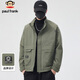 Paul Frank Jacket Men's Spring and Autumn Trendy Stand Collar Jacket Men's Casual Work Clothes Men's Top Army Green XL