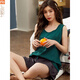 Modal nightgown for women in summer 2025 new fat MM with chest pad vest anti-convex dot outer wear suit large size 200Jin [Jin equals 0.5 kg] 5XL FYY-9856 M [80-100Jin [Jin equals 0.5 kg]] with chest pad