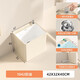 Jiumu (Jomoo) 2025 Nuevo balcón de la piscina del trazador de la capa de cerámica de cerámica de cerámica de cerámica de cerámica de cerámica rectangular Piscina de la piscina Fall 1049 Cream White + Sin grifo
