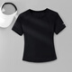 
PHIGEER sports top for women 2025 high-end new style rear pockets can hold mobile phone quick drying clothes running fitness short-sleeved T-shirt Daizi short-sleeved short-sleeved [rear pocket mesh quick-drying breathable] XL [recommended 118-130Jin [Jin equals 0.5 kg]]