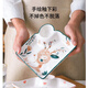 山头林村创意陶瓷分格凉菜盘家用日式饺子碟带醋碟薯条盘小号 GB-2694一鹿有你两件装