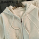 Magiopy International Luxury High-End-Marke Sweet Cool Casual Sports Set Damenkleidung 2025 Spring Mode Age Reduktion Jacke Top Khaki Zwei-teilige Set S (100jin [Jin gleich 0,5 kg])