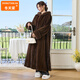 
Winter home brand fur 130CM extended imported mink coat for women whole mink hooded mink coat 2025 new style brown L 120Jin [Jin equals 0.5 kg] below