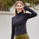 
Fan Sheng Yoga Running Fitness Clothes for Women Slim waist-length sleeve nude outdoor casual sports jacket FC12858 Sandalwood S