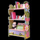 Teamsonfunduoqi Baby Bookshelf estantería de estantería para niños Muebles de almacenamiento de jardín de jardines