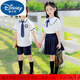 迪士尼（Disney）学生校服园服小学生夏学院风男生套装儿童幼儿园园服校服班服短袖 6630 炫白 夏款男 套装 100