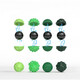 Bola sensorial de silicona popular de gran tamaño novela Magnetic bola magnética bola sensorial descompresión de juguete perla magnética 8 paquetes-color aleatorio