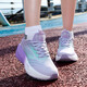 COOBAR BAJA DE MUJER MUJERES Ultra Ligero Sports Sports Breatable Mesh Running Rabbit Red Red Red 7Pro BA 866-White Purple 37
