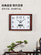 Living room wall clock mute bedroom office hanging table simple calendar clock household quartz clock perpetual calendar 6626 silver grey upgraded calendar 4934 cm