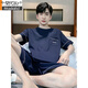 MODAL Pyjamas Herren Sommer Pure Cotton Dünne Shorts können außen getragen werden, um coole Kleidung für Freizeitkleidung für lockere Männer zu sammeln.