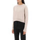 Lanvin Damen Cashmere Round Hals Stricker Sweater Langarm Ripper Slim Fit Sogile Herbst- und Winterstil Pink One Size S s